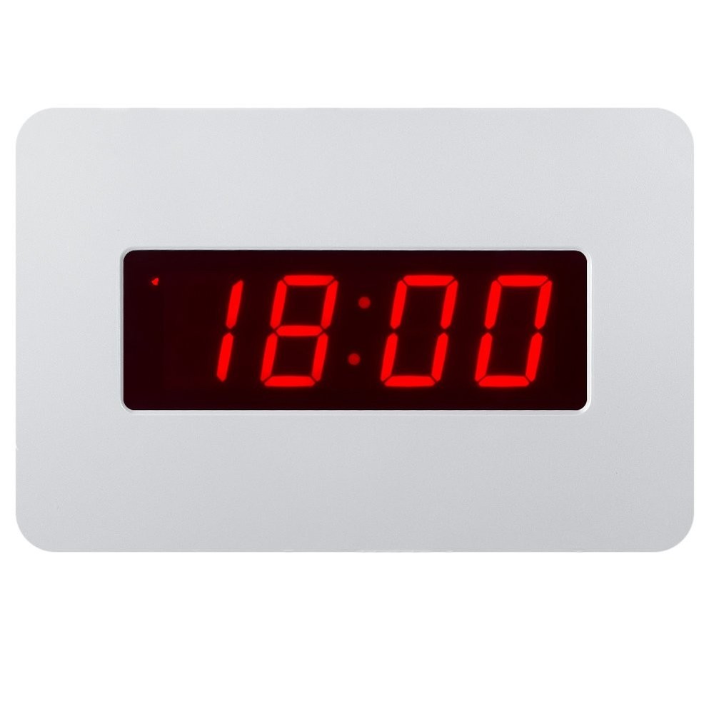 Digital Wall Clock Battery Operated with LED Display, Wall Clock with Backlig...