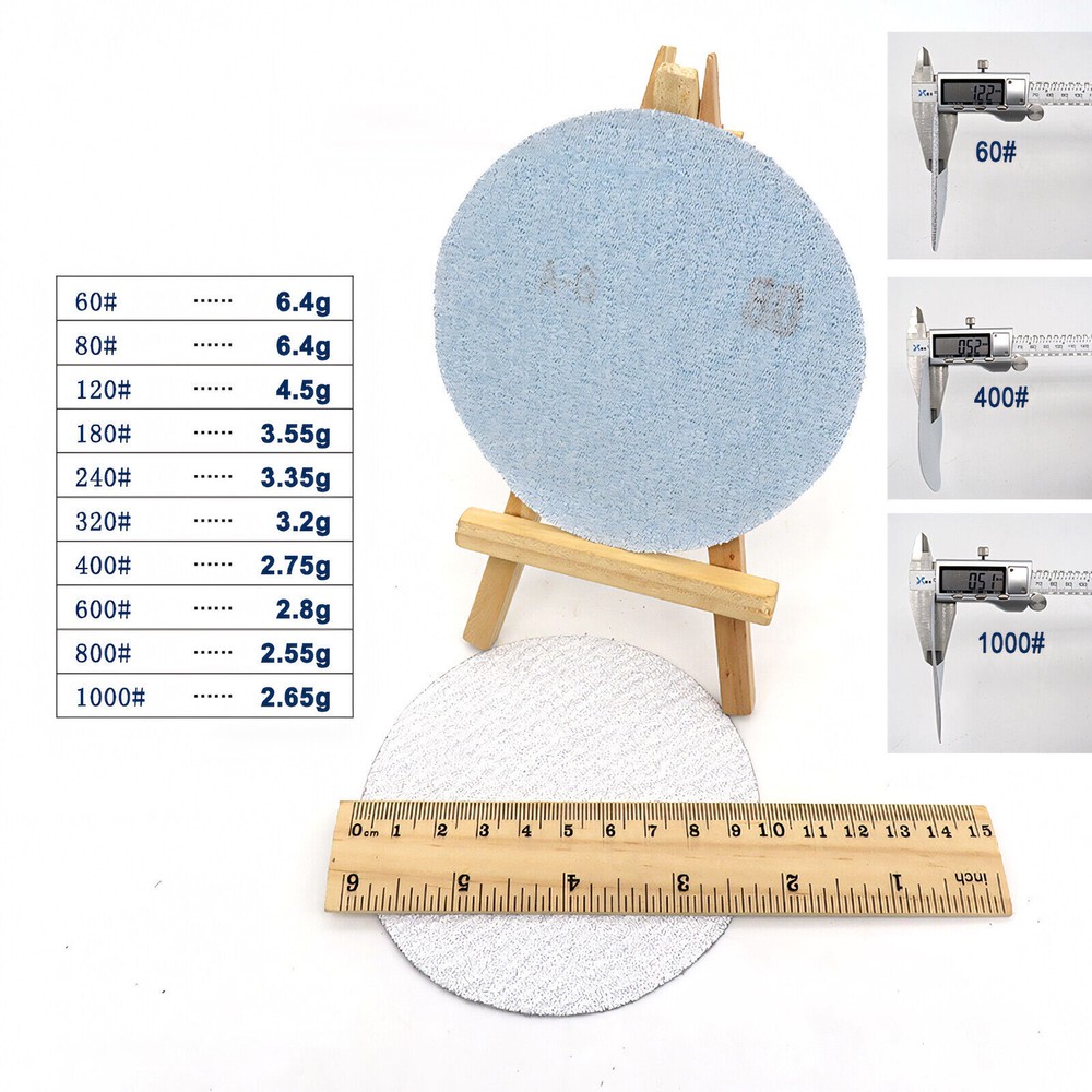 2pcs 100mm eccentric dry sanding discs sanding sheets sandpaper
