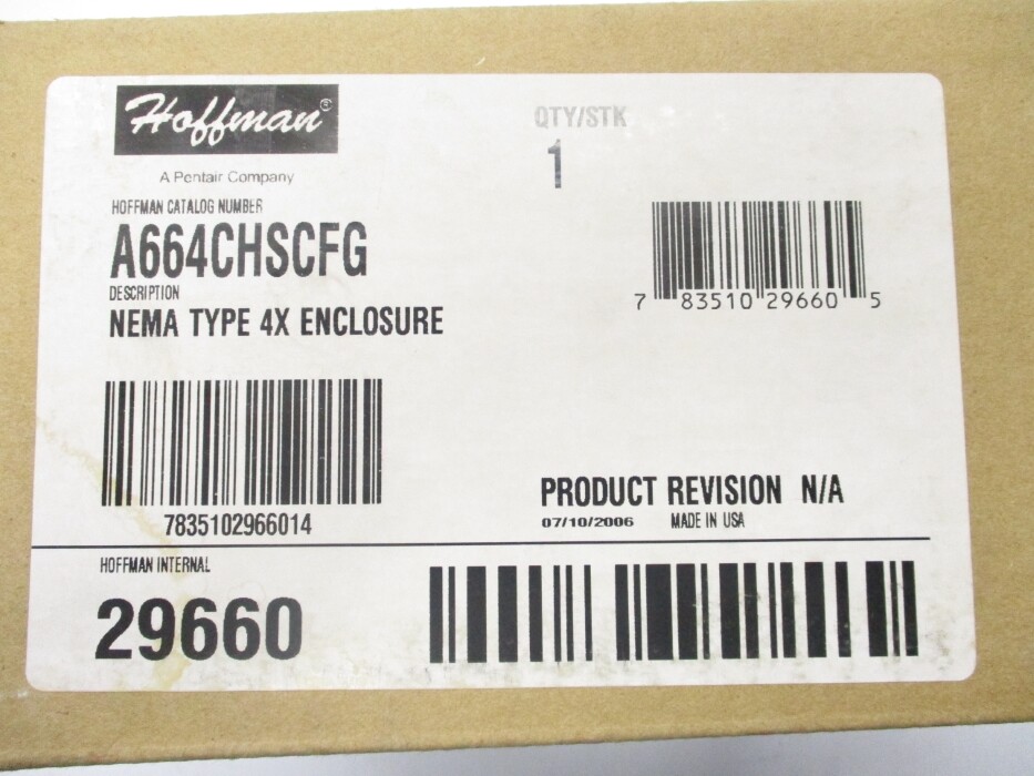 HOFFMAN A664CHSCFG NSMP