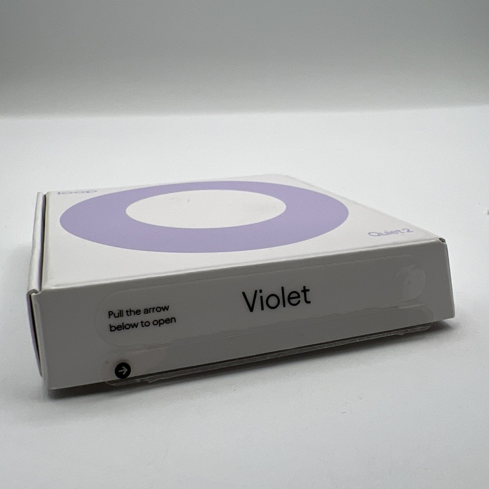Loop Earplugs Quiet 2 - Noise Reduction 14db - Violet - NEW Open Box