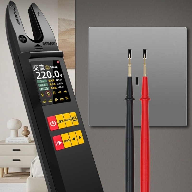 Capacitance Resistance Testers LCD Digital Clamp Multimeter Measurement Analysis