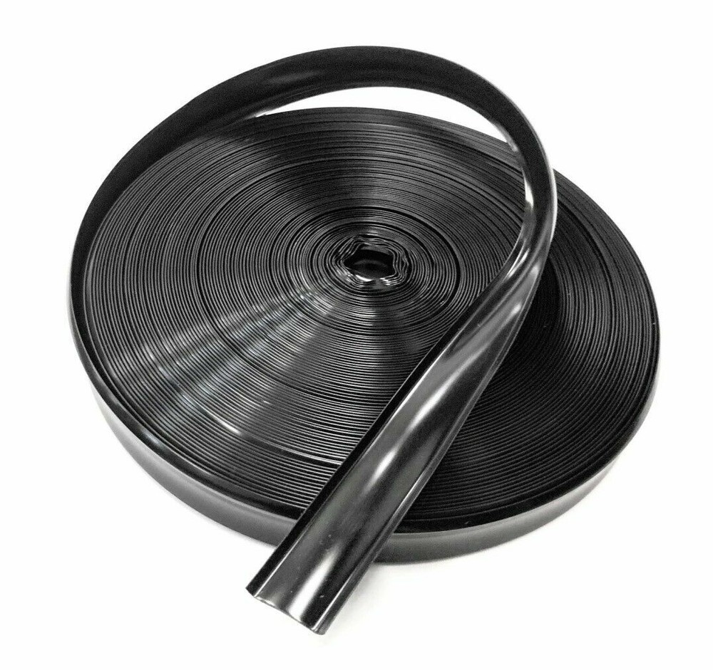 1" x 100 ft BLACK Vinyl Trim Molding Screw Cover RV Boat Camper Travel Trailer