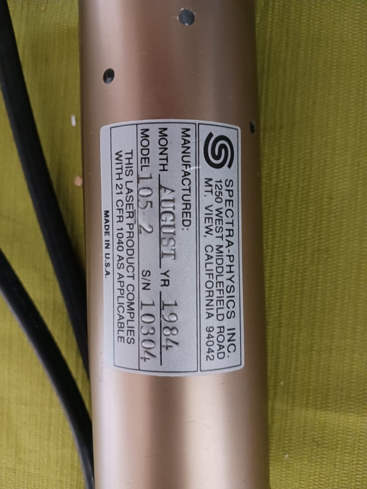 Spectra-Physics Laser, model 105-2