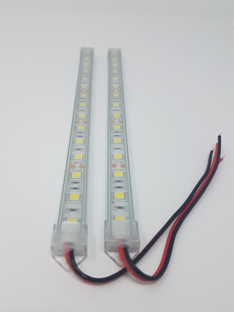 2 PACK - 10 inch Red Waterproof Marine LED Light Strips