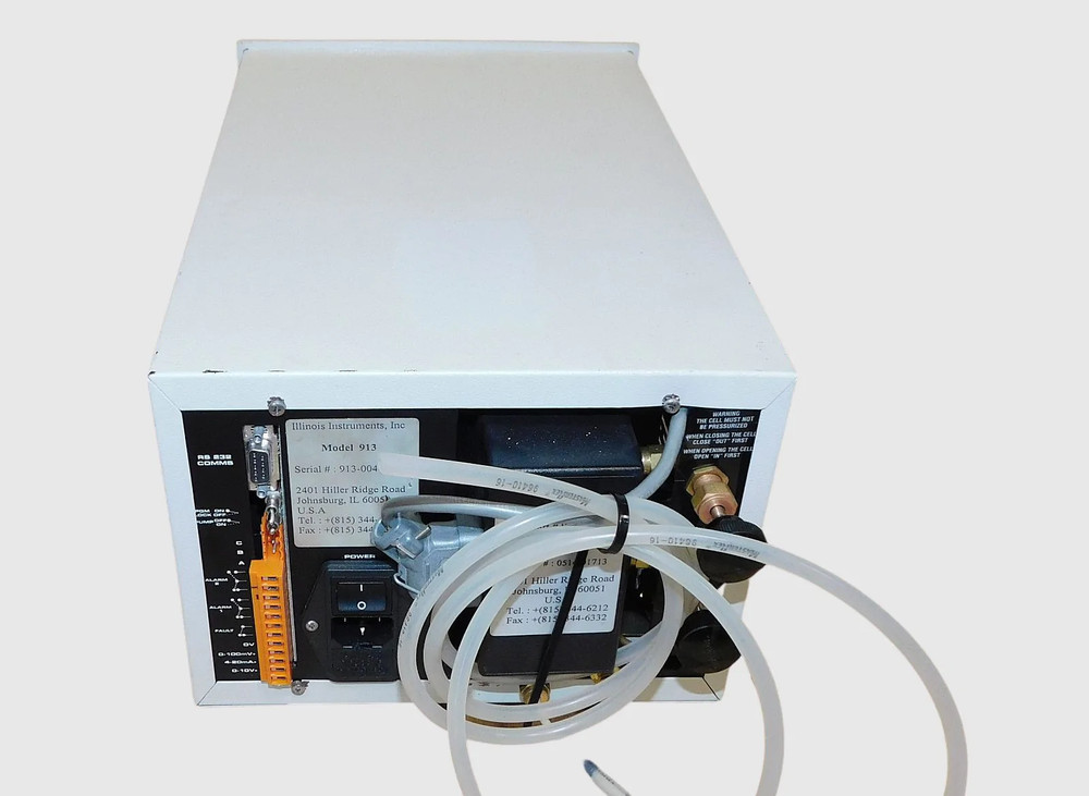 Illinois Instruments Model 913 O2 Process Oxygen Gas Analyzer Used