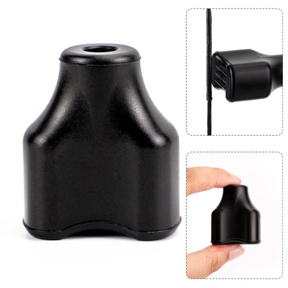 Long lasting rubber bowstring vibration absorber for 7 6mm stop strings
