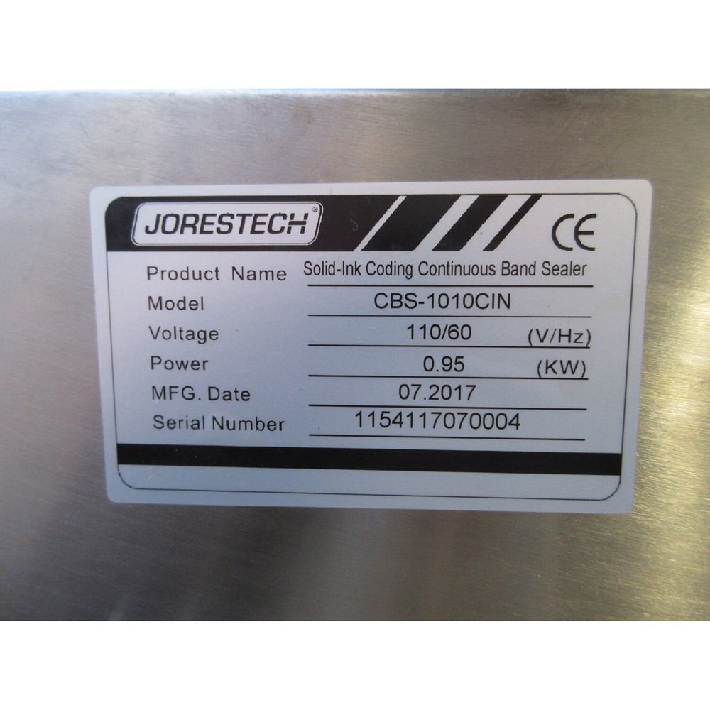Jorestech CBS-1010CIN Band Sealer