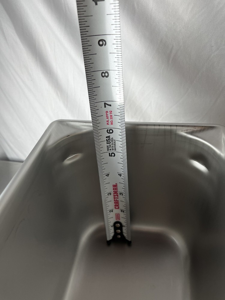 Third Size 6 in Deep Steam Table Pan