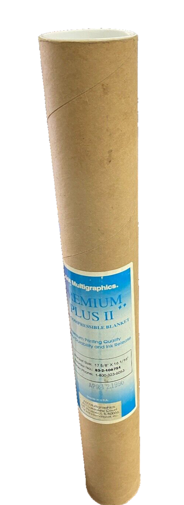 Premium Plus II Offset Blanket for Multigraphics 1850/1860 Offset Press