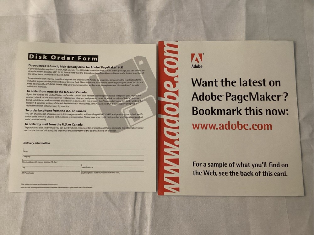 Adobe PageMaker 6.5 Macintosh Education Edition Complete Box