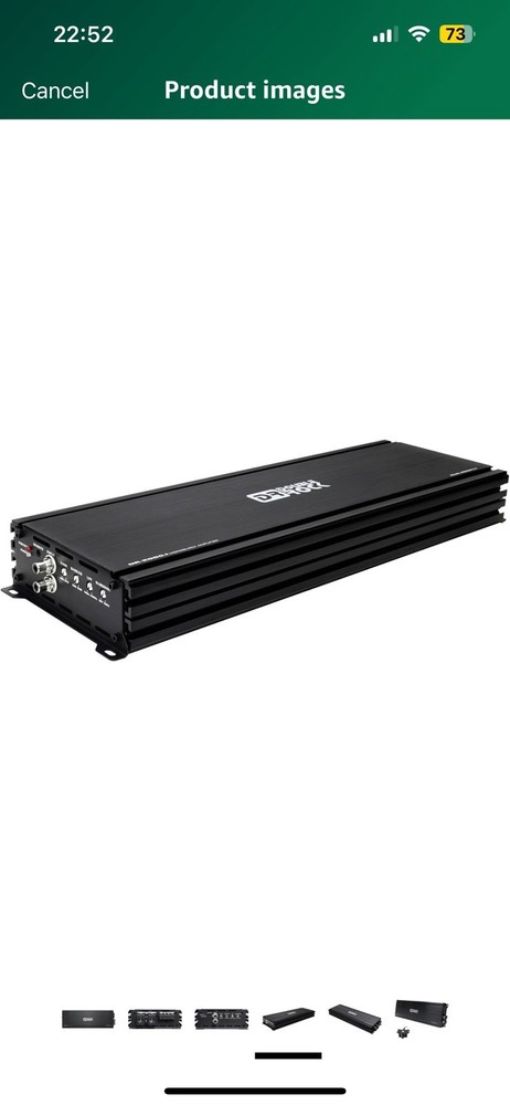 Car Audio Amplifier Monoblock Class D