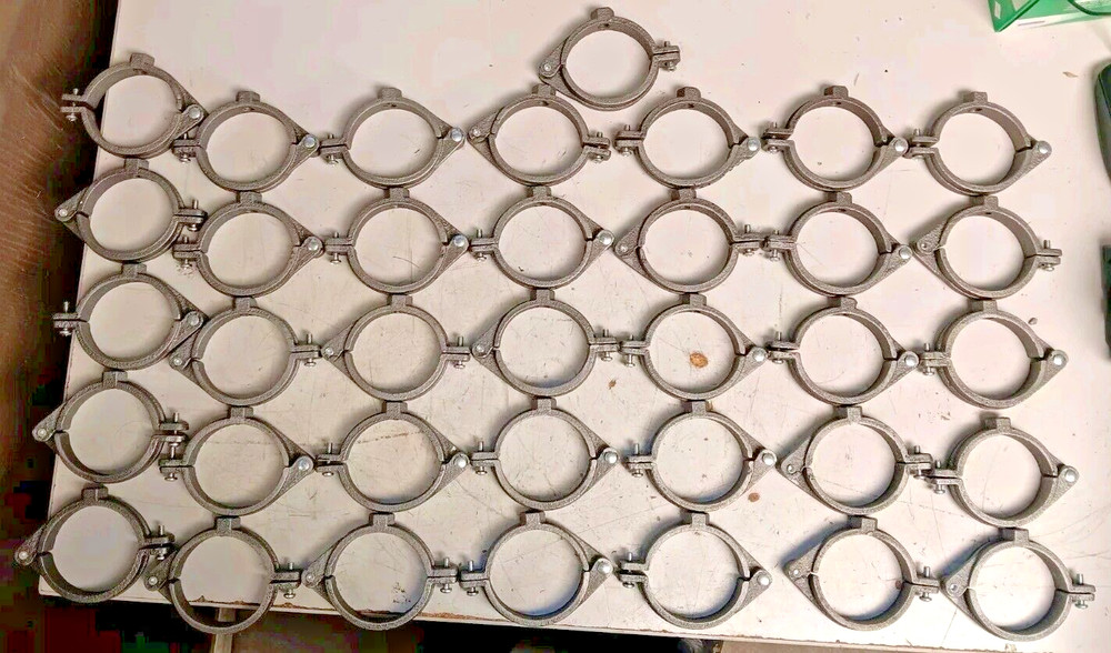 Set of 36 - 2" Malleable Iron Split Ring Hanger