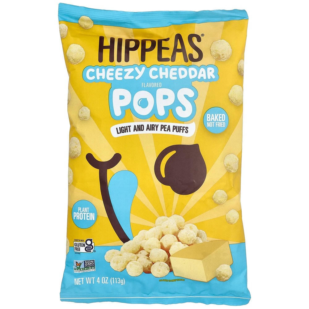 Pops, Cheezy Cheddar, 4 oz (113 g)