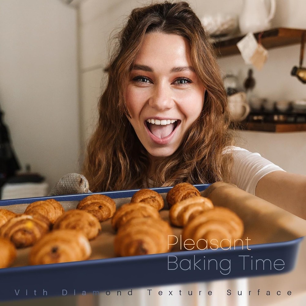 Baking Pans Set 8-Piece Bakeware Sets Baking Sets Cooking Nonstick Oven Pan Set