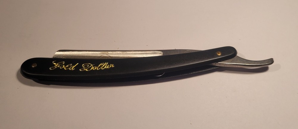 Gold Dollar Straight Razor