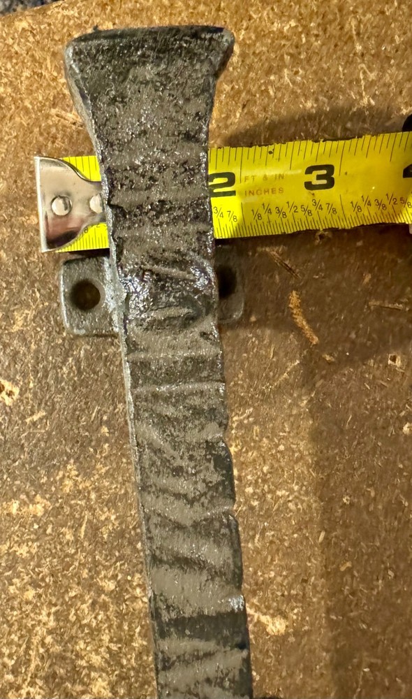 TWO 9.3" Cast Iron Foundry Style RUSTIC Barn Handle Gate Pull Shed Door Handles