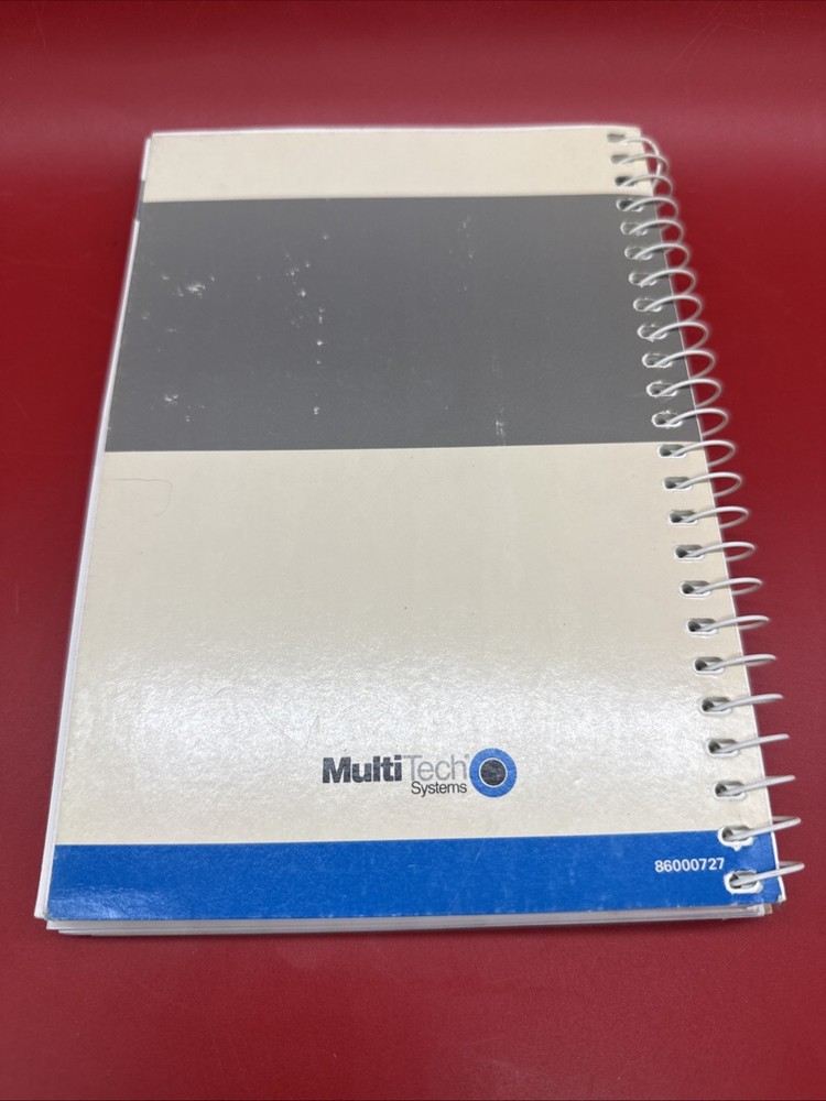 MultiTech Systems Multi Modem 212 212E Owner’s Manual Computer Vintage