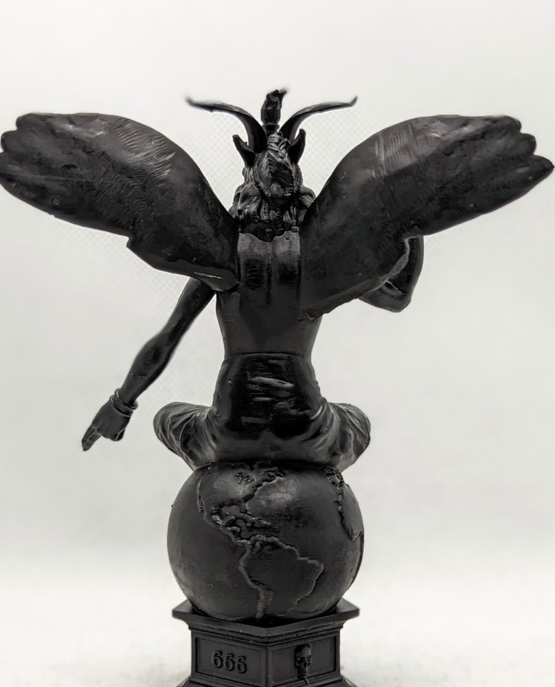 Baphomet Statue Gothic Occult Satanic Sculpture Altar Decor Figurine