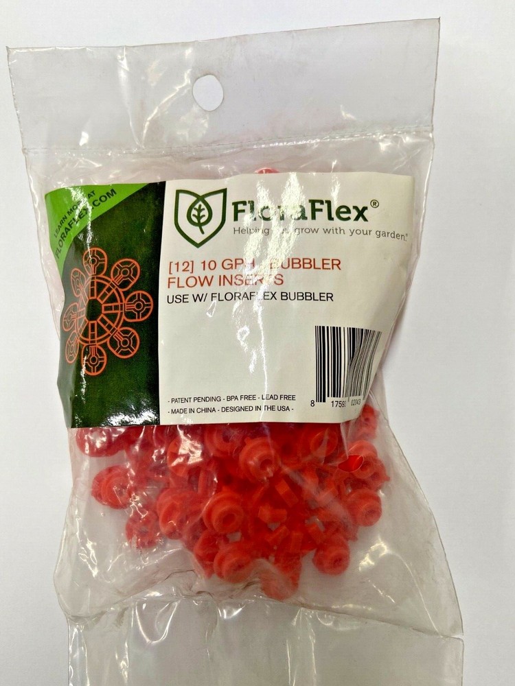 FloraFlex Bubbler Flow Inserts 10-GPH 12/Pack