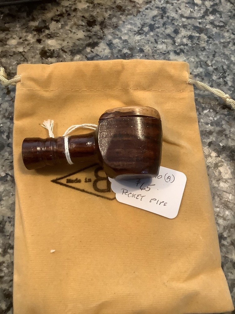 Pocket Pipe - Handmade, Lidded - - Cocobolo