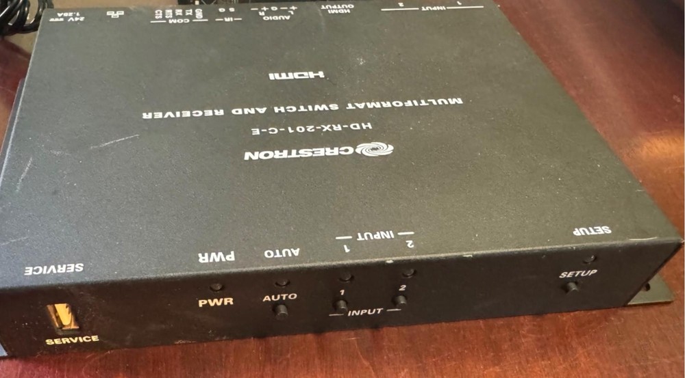 Crestron HD-RX-201-C-E HDMI Multiformat Switch & Receiver