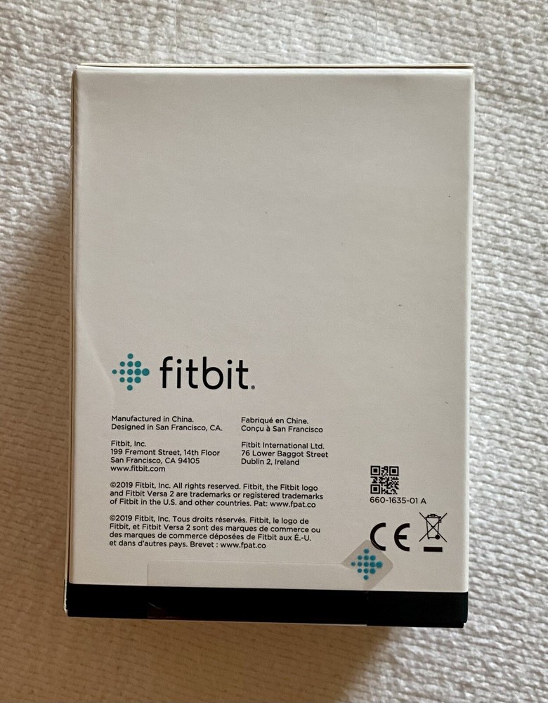 Fitbit FB171RCC Charging Cable for Fitbit Versa 2 - Black-Brand New In Box!