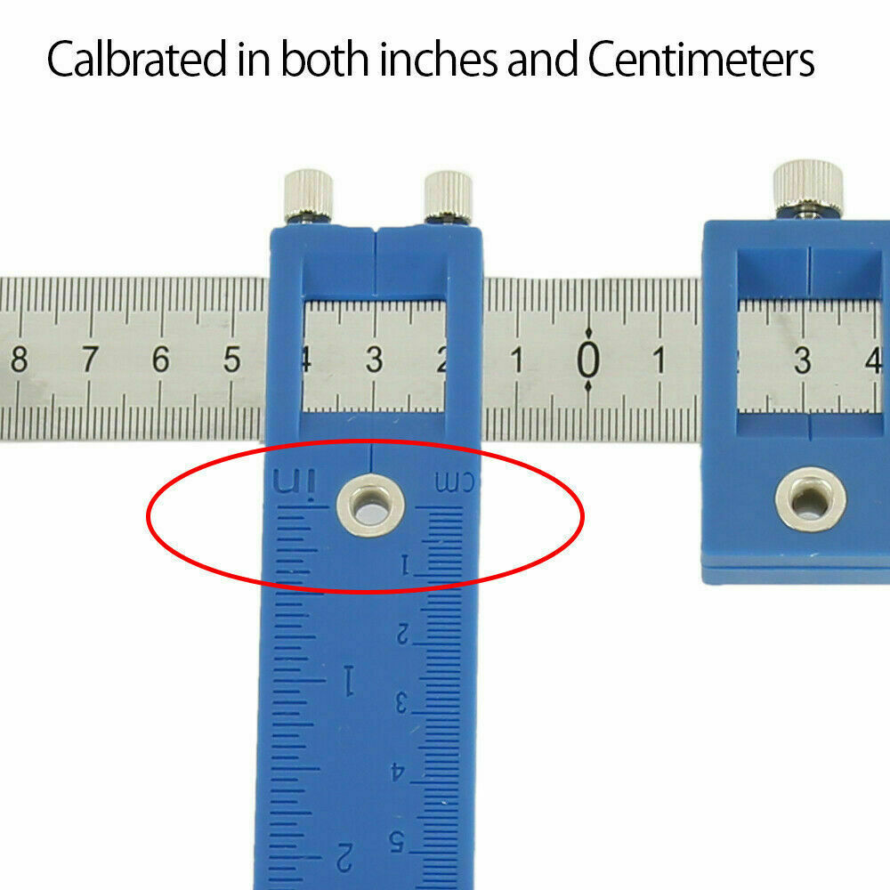 Cabinet Hardware Jig Adjustable Punch Locator Handle Template Tools Drill Guide