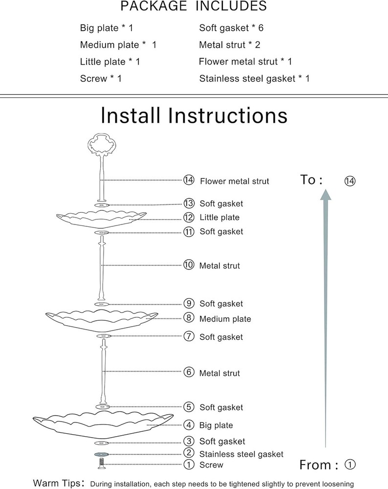 Elegant 3-Tier Porcelain Cupcake Stand
