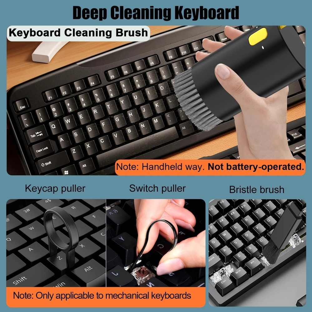 Electronic Cleaner Kit - 20 Tools for Deep Cleaning Laptops & Devices