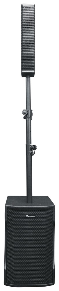 Rockville TITAN COLUMN 12 Pro/DJ Powered Array Speaker 12" Subwoofer System+Bag