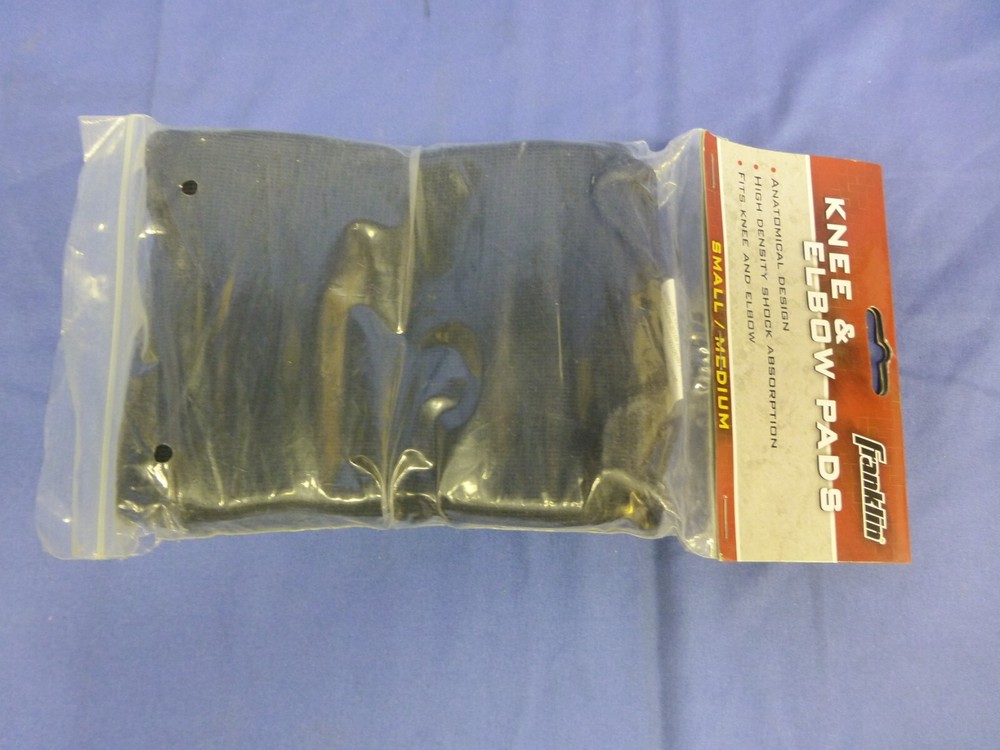 Franklin Antimicrobial Protected Knee And Elbow Pads Contoured Small Medium