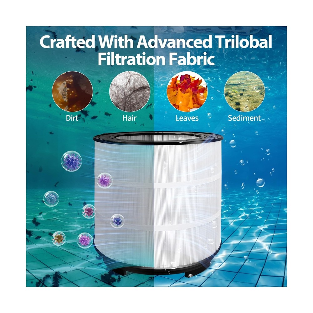 Compatible with Sta-Rite System 3 S8M150 Pool Filter Cartridge Replacement Ki...