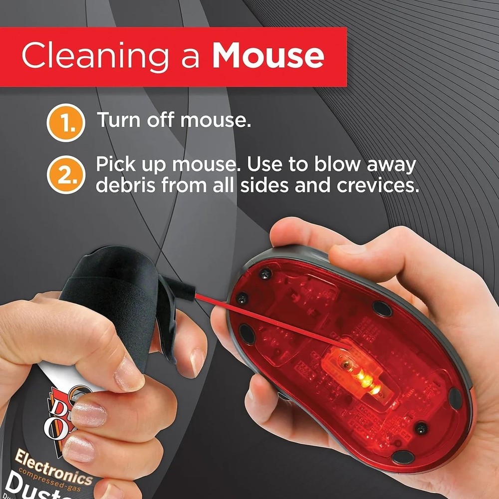 Falcon Dust-Off 3.4 oz Compressed Air Duster for Electronics (Choose Qty)
