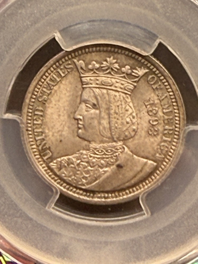 1893 Isabella Quarter Commemorative MS-65 PCGS Certified