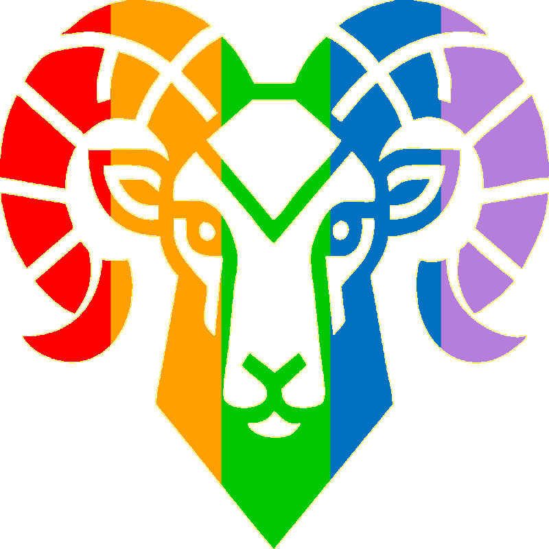 30 Custom Rainbow Ram Art Personalized Address Labels