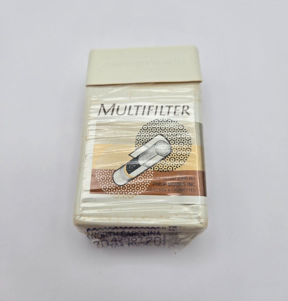 Multifilter Empty Plastic Tobacco Cigarette Pack