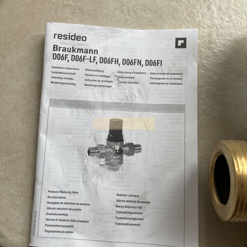 Braukmann Resideo D06F-1B Pressure Reducing Valve DN25 NEW