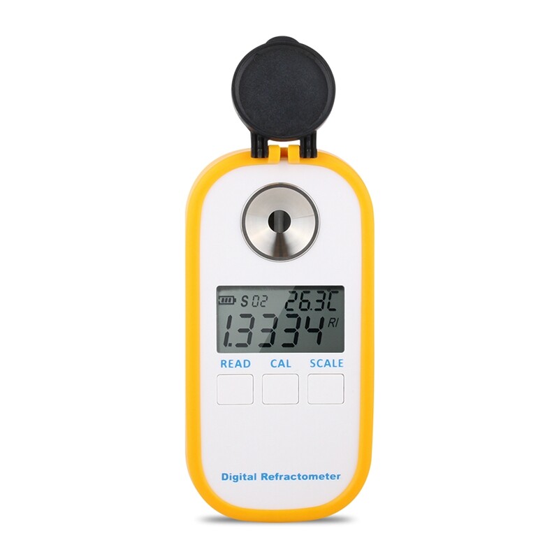 Digital Refractometer Brix Meter Sugar Content Tester for Fruit Juice Syrup Ade