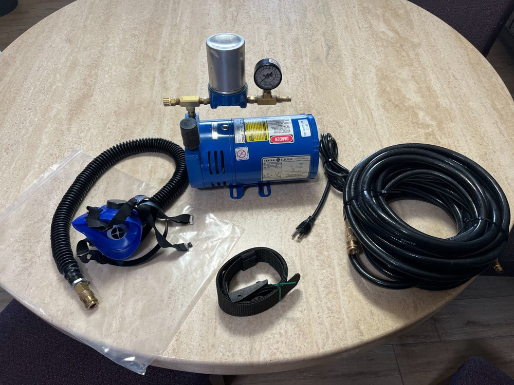 SAS Supplied Air Pump System 1/3 Hp and Half Mask