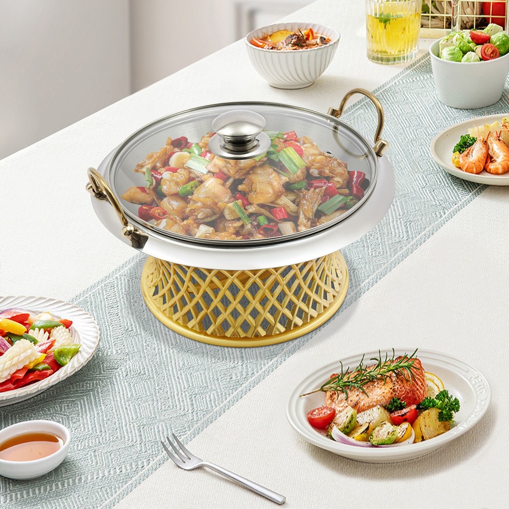 Buffet Chafing Dish, Round Chafing Dish, Chafing Dish with Lid