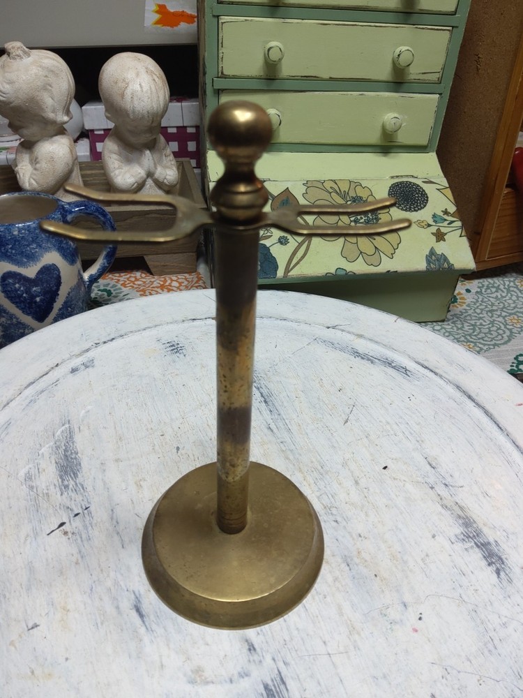 Vintage Brass Shaving Stand