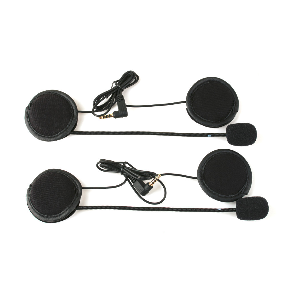 2X Bluetooth Motorcycle Helmet Intercom Interphone Headset Intercomunicador