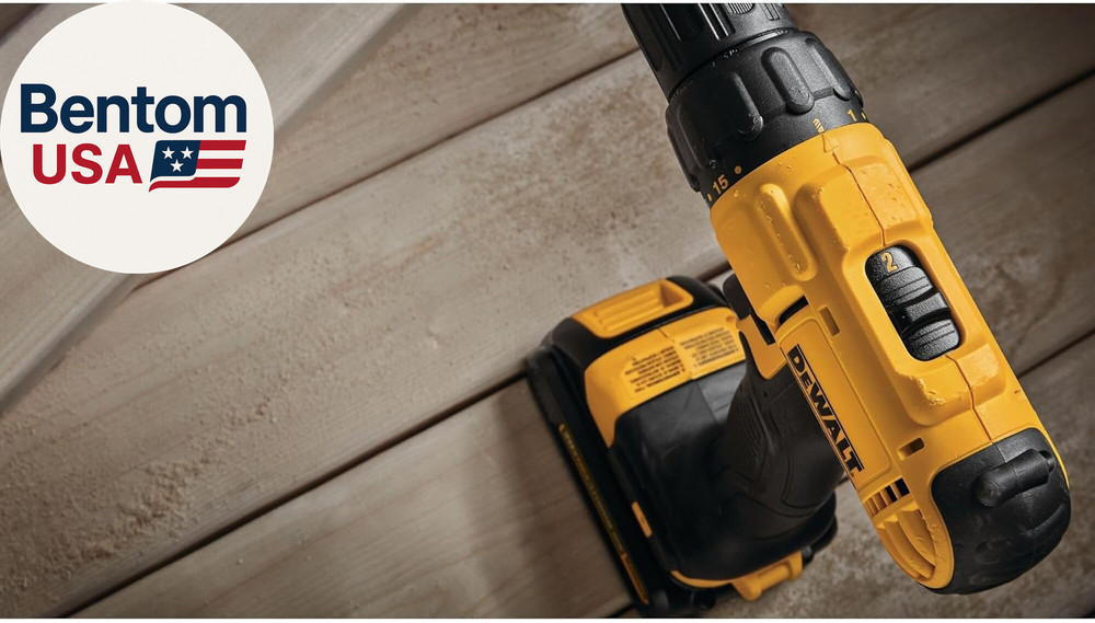 20V Max Cordless Drill Driver Set, 2 Speed, High Performance Motor, Includes 2 X