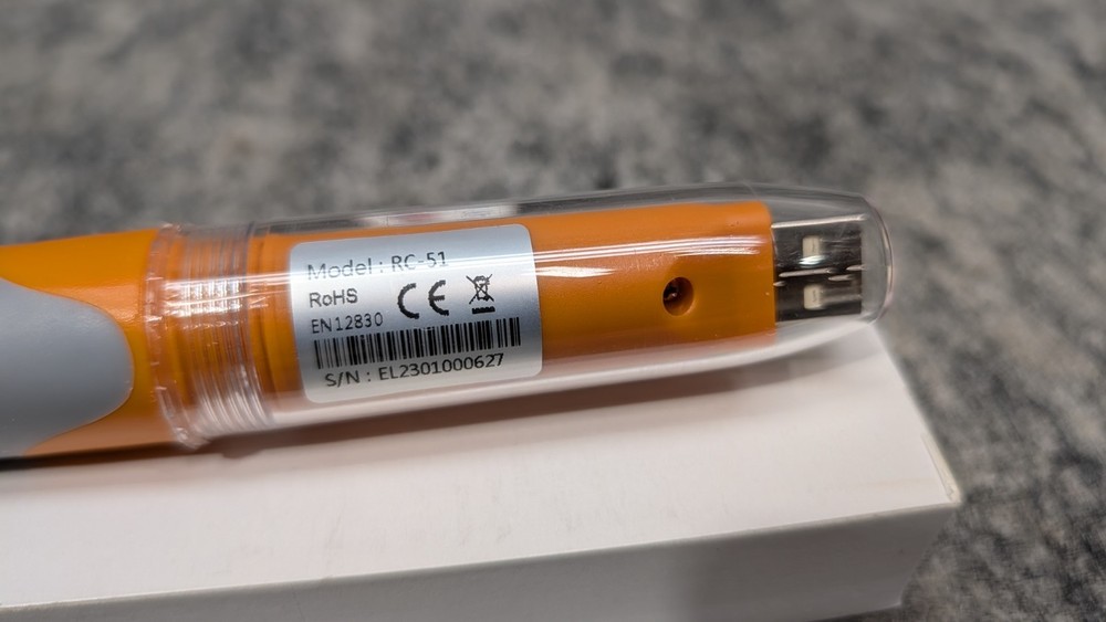 Elitech RC-51 USB Temperature Data Logger, 32k Points - Used, PDF Reports