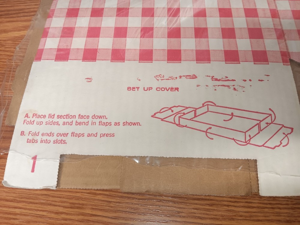 New Vintage Lone Star Pattern Storage Box