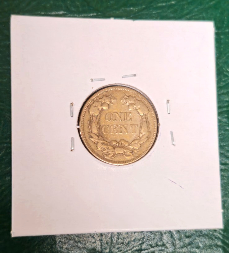 1857 Flying Eagle Cent - Higher Grade - Light Env Dmg - Strong Devices