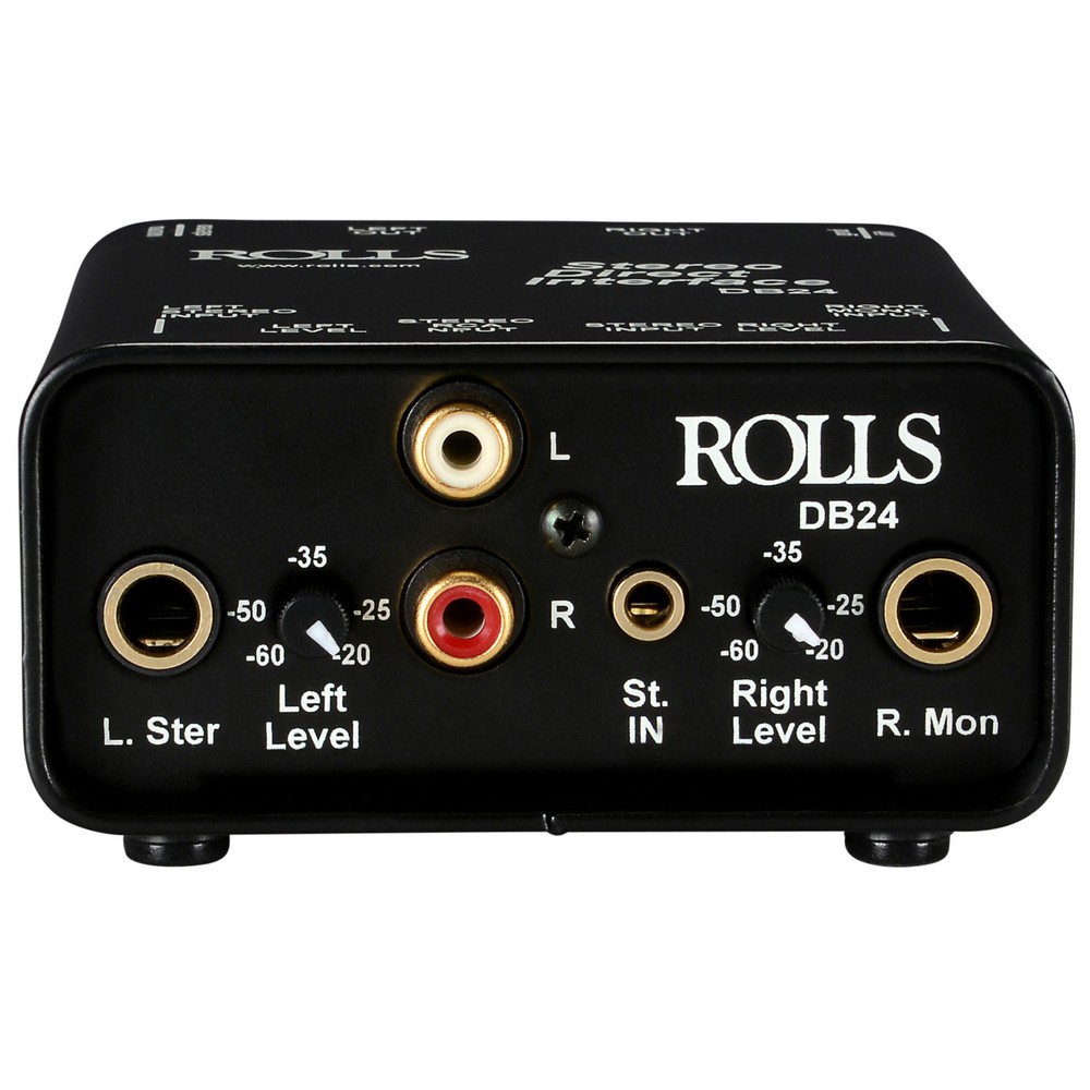 Rolls DB24 Stereo Direct Interface Balanced/Unbalanced Conve