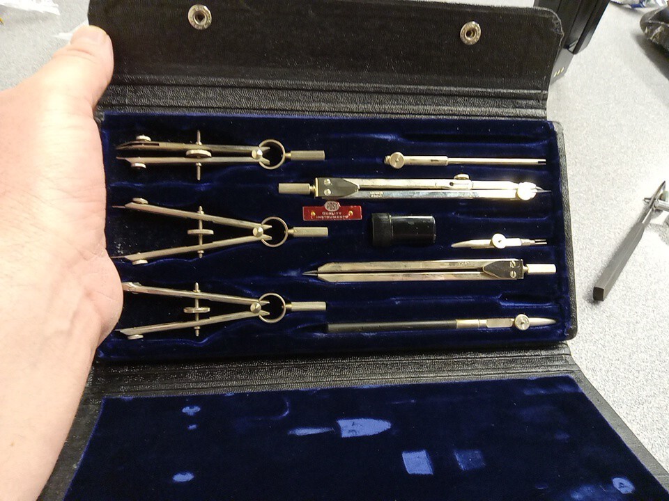 Post 1145C Drafting Tools Set Made In Germany PLUS VARIOUS OTHERS AS SHOWN. NICE