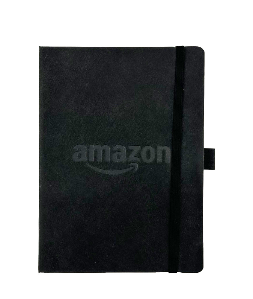 Amazon Employee Notebook Journal Book 5”x7” Lined, Black - 1 Count, Pre-owned
