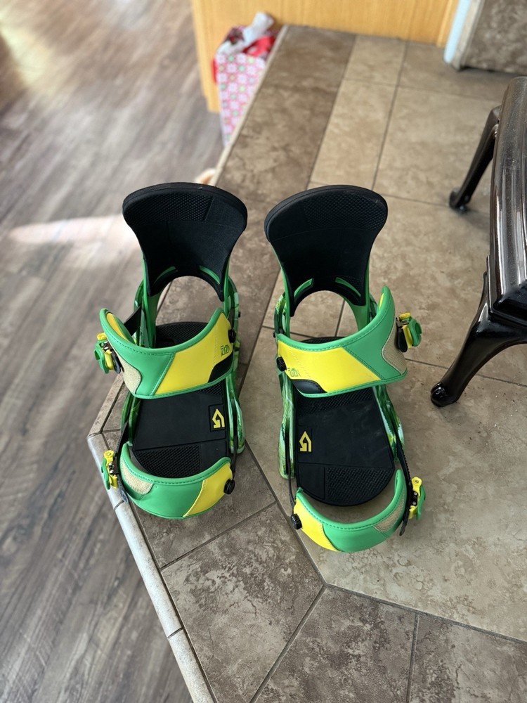 Burton Infidel Snowboard Bindings Green Size Large